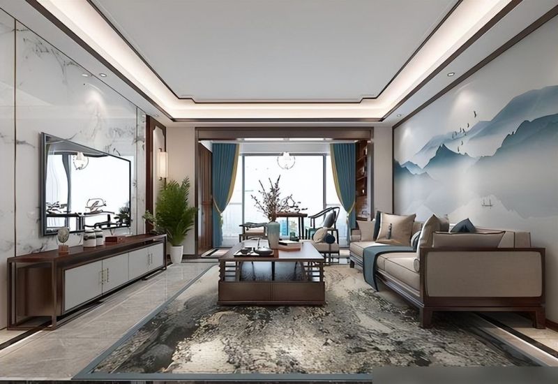 长沙夫妻打造惊艳新中式家,入户端景美到窒息 长沙夫妻的新中式风格装修,入户端景太好看,家中充满了惊艳效果 - 家居知识