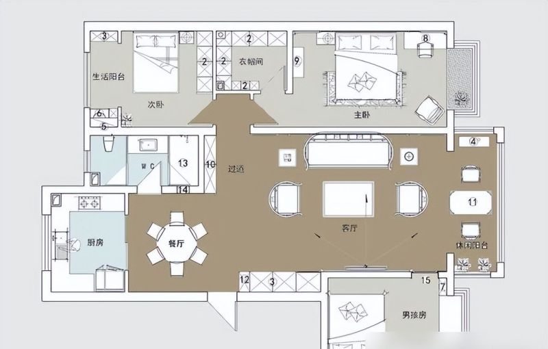 很佩服这对张家口夫妻，房子装新中式风，耐看有品位，高级还大气 - 家居知识