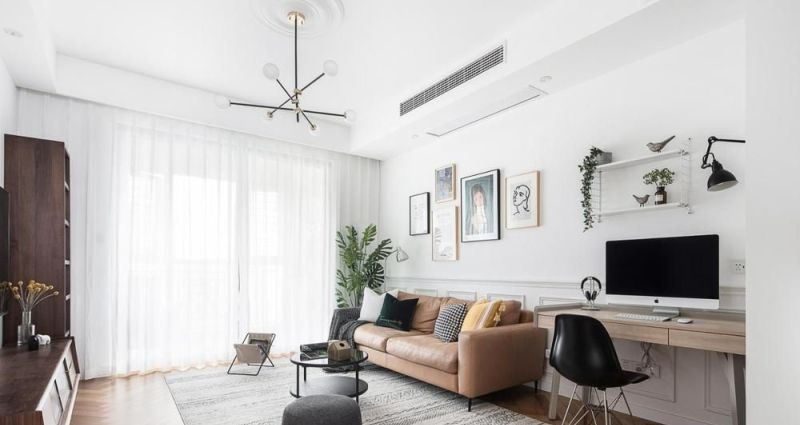 她139㎡新房，直接在客厅造个衣帽间，全屋刷大白后，超有品 - 家居知识