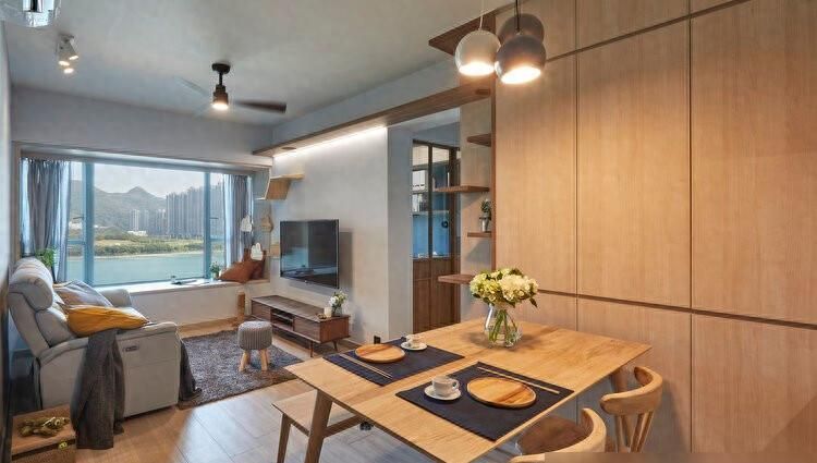 香港夫妇47㎡现代简约风新家，一尘不染的温馨小窝