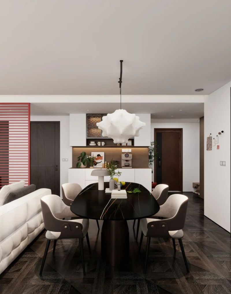 上海夫妻130㎡极简复古家,每1㎡都是电影级美学 当极简遇上复古:上海夫妻的130㎡理想家,每1㎡都是电影场景 - 家居知识