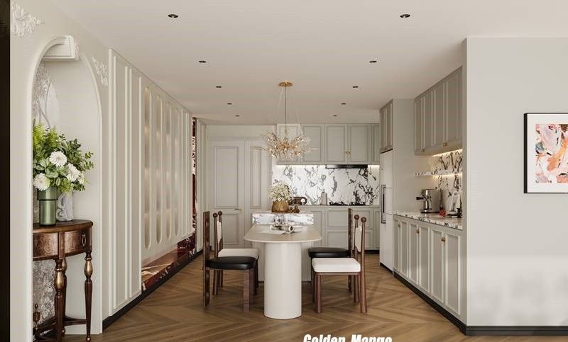 法式轻奢，邂逅143㎡的优雅——金芒果装饰央玺春风设计 - 家居知识