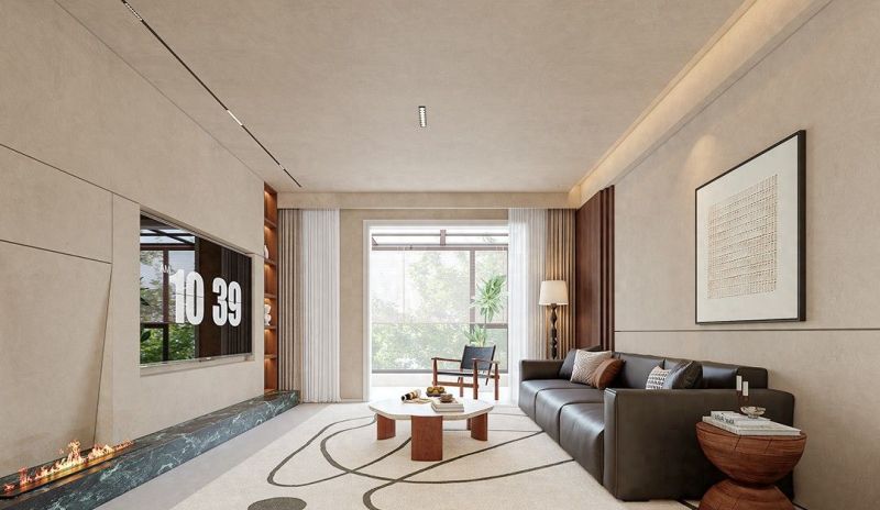 128㎡现代风四居室，高级感细节全解析