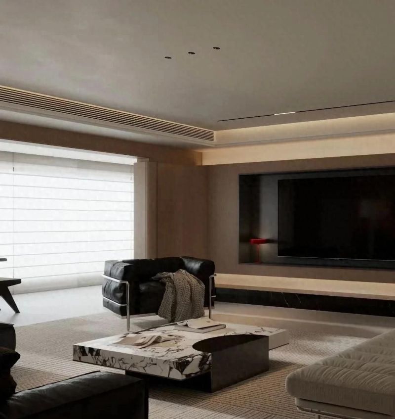 132㎡意式极简风家居设计，高级感与实用性的完美平衡