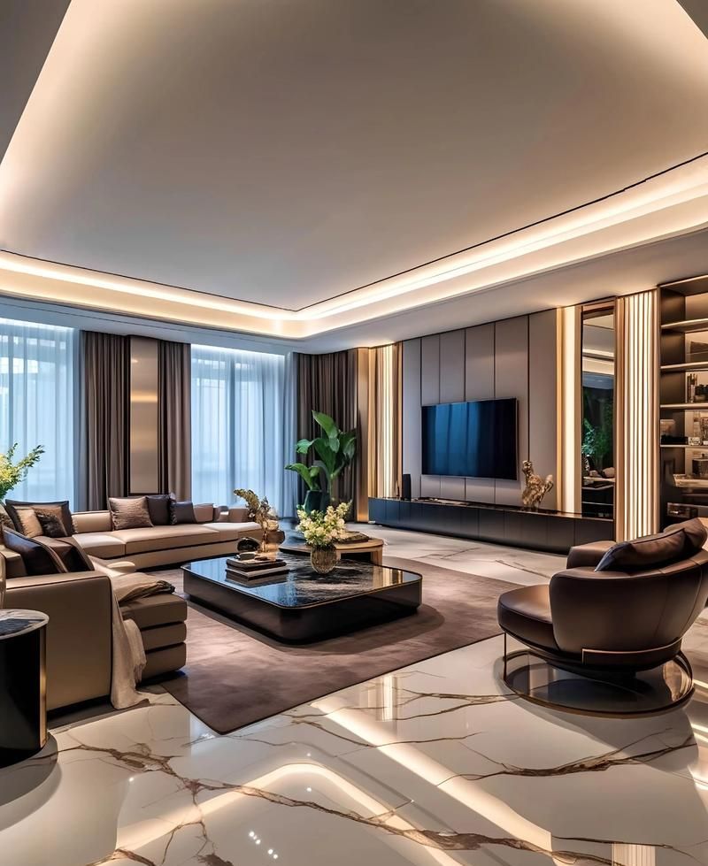 镂空隔断+悬空端景！意式高级感叠buff来了！ - 家居知识