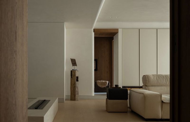 装修效果图，樾府禅迹：破晓时分的侘寂叙事 - 家居知识