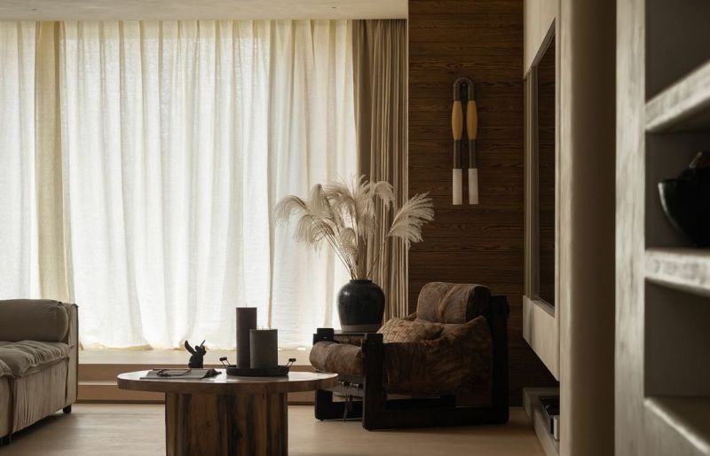 装修效果图，樾府禅迹：破晓时分的侘寂叙事 - 家居知识