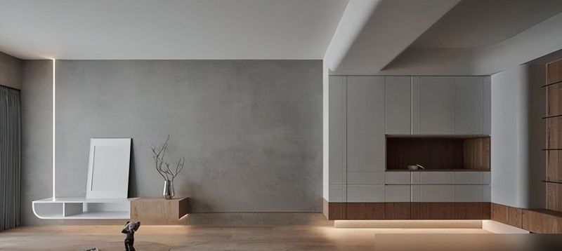 少见的冷调北欧风设计！99㎡全墙水泥色，怎么看都是高级空间范儿 - 家居知识