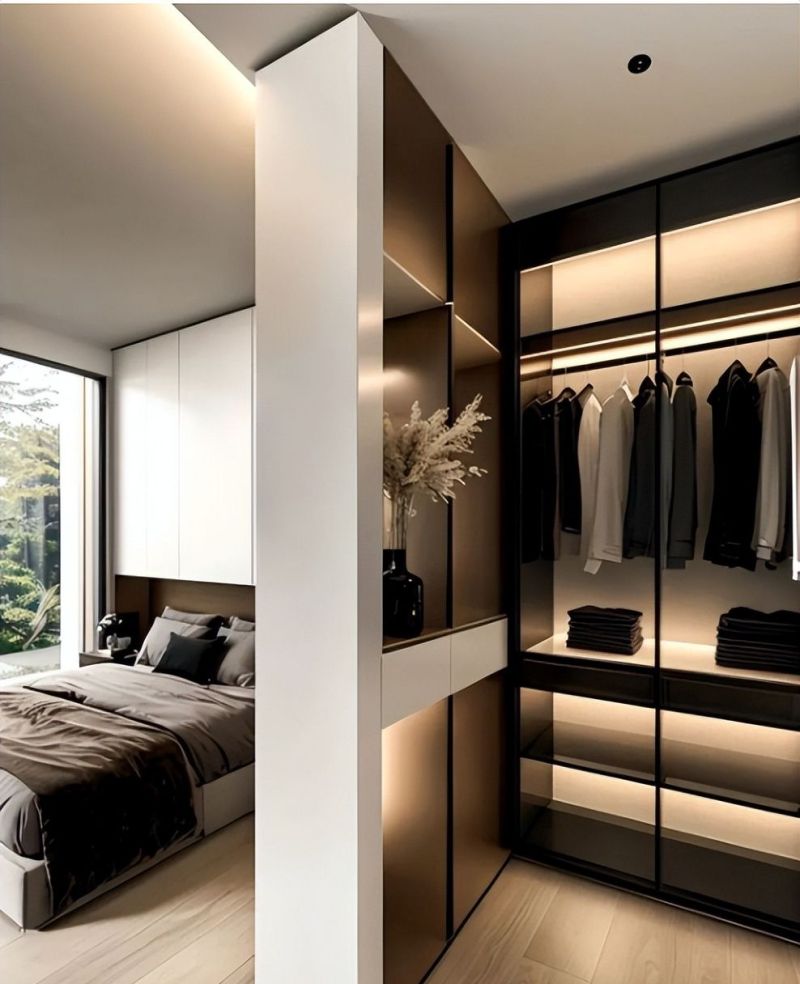 一定要做个床边衣帽间，简直是绝绝子！ - 家居知识