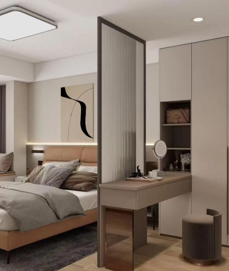 L型衣帽间+书桌书柜衣柜一体化,打造仪式感主卧空间 主卧的仪式感,从L型衣帽间开始,书桌书柜衣柜一体化设计。 - 家居知识