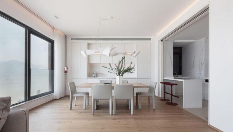 房子住久了才发现，还是极简风最耐看，看她家客餐厅，真大气 - 家居知识