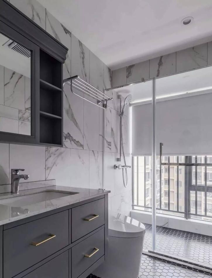 125㎡简约美式风新房，全屋高级灰打造，大气简约，太喜欢了 - 家居知识