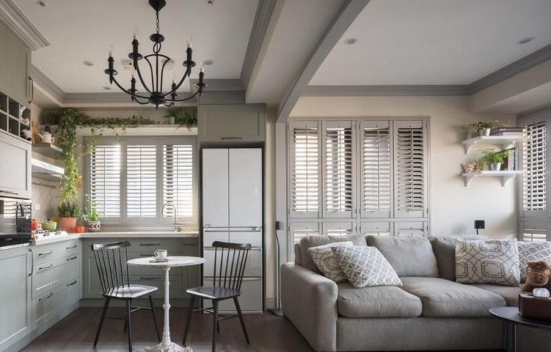 很少见到小户型装美式风，全屋太美了，一个人住照样很幸福 - 家居知识