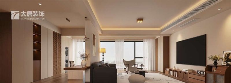 株洲装修设计：143㎡中古风装修，更贴近生活的设计 - 家居知识