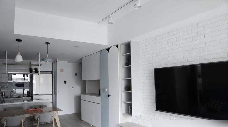 73㎡净白北欧风，客厅、餐厨全开放，还有大中岛，三口之家超实用 - 家居知识