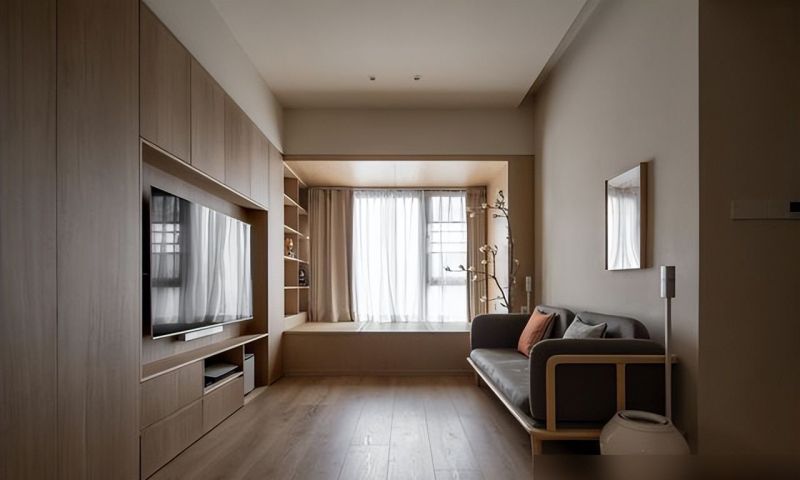 房子终于装修好了，简约淡雅的日式，再到处打上柜子，好看又实用 - 家居知识