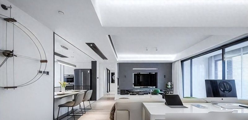 147㎡现代轻奢新家，高级黑灰调打造精致生活空间