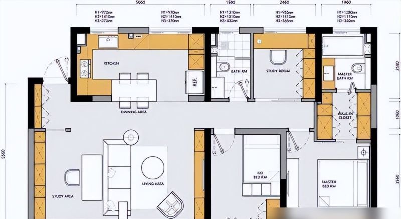 147㎡现代轻奢新家,高级黑灰调打造精致生活空间 她改造147㎡新家:黑色灰色调的现代轻奢,高级又精致 - 家居知识