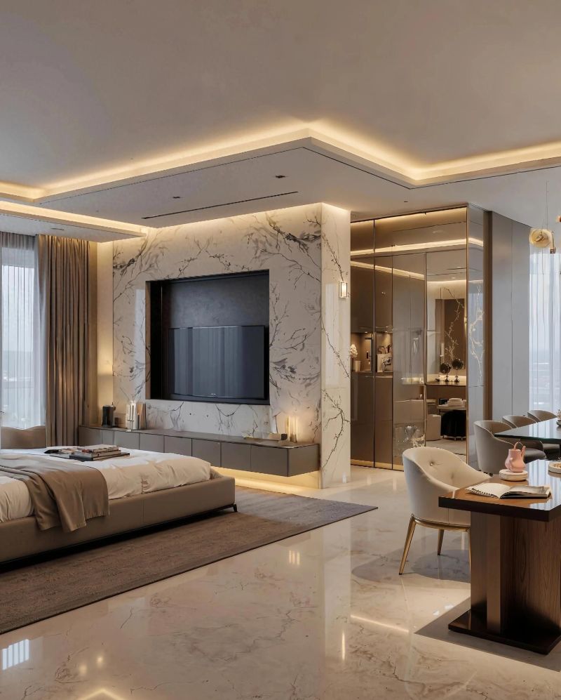 155㎡意式轻奢风交房逆袭，惊艳亮相！