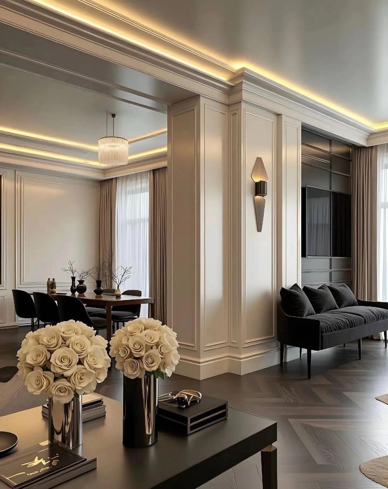 法式轻奢 把电影般的浪漫搬回家 ，谁懂法式轻奢的美啊！ - 家居知识