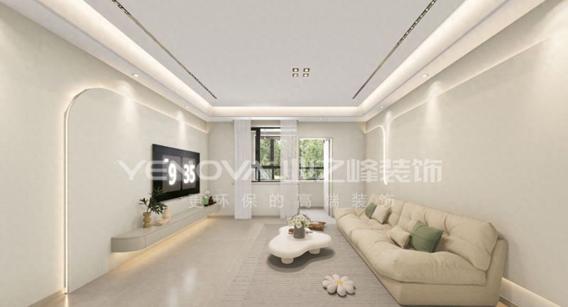 113㎡奶油风新家，唐山红堡天熙装修案例分享