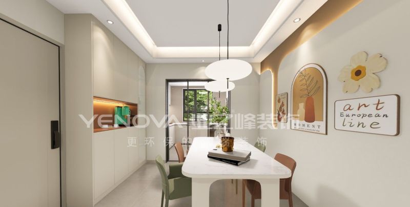 唐山红堡天熙113平方米奶油风格装修效果案例|业之峰装饰 - 家居知识