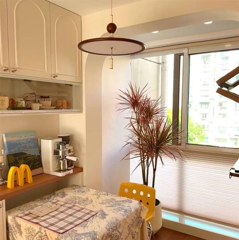 上海夫妻的60㎡小家火了，因“奶油风”太温柔走红，俩人住真的爽 - 家居知识