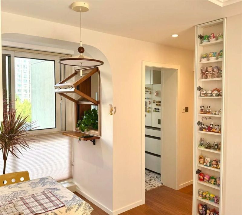 上海夫妻的60㎡小家火了，因“奶油风”太温柔走红，俩人住真的爽 - 家居知识