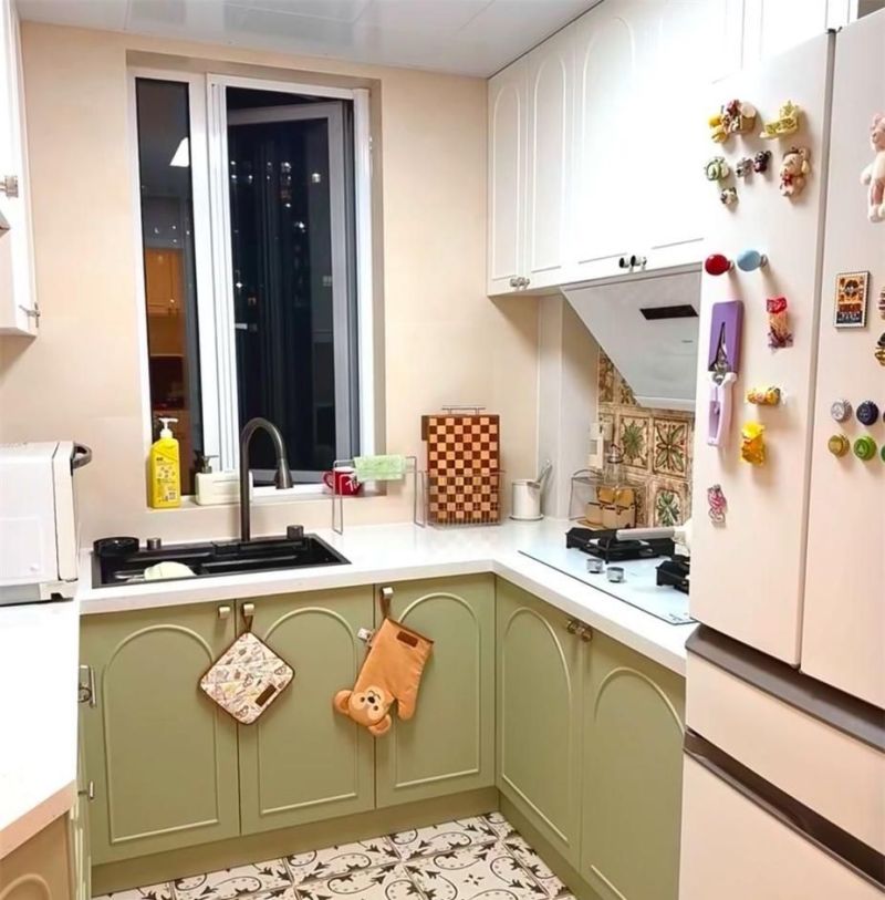 上海夫妻的60㎡小家火了，因“奶油风”太温柔走红，俩人住真的爽 - 家居知识