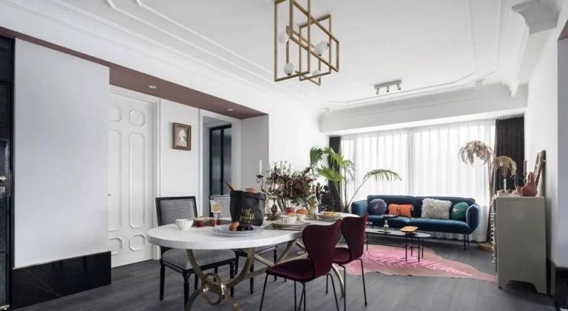 新婚夫妻打造87㎡现代法式风，干净华丽又浪漫，看一眼就不舍得走 - 家居知识