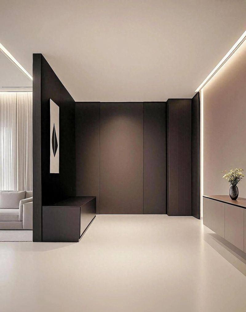 126平意式极简风装修气场全开，高级感让人不敢轻易踏入