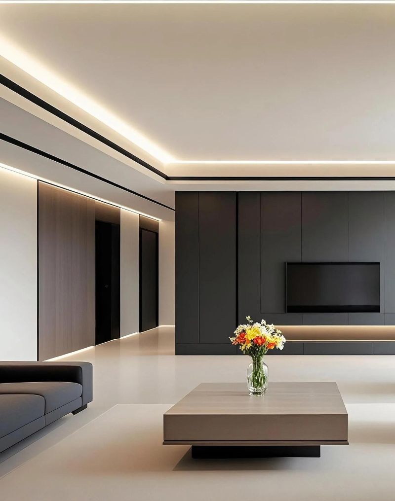 126平意式极简风装修气场全开,高级感让人不敢轻易踏入 意式极简这气场也太强了,126平装完不敢踏进去,体验感超绝点赞 - 家居知识