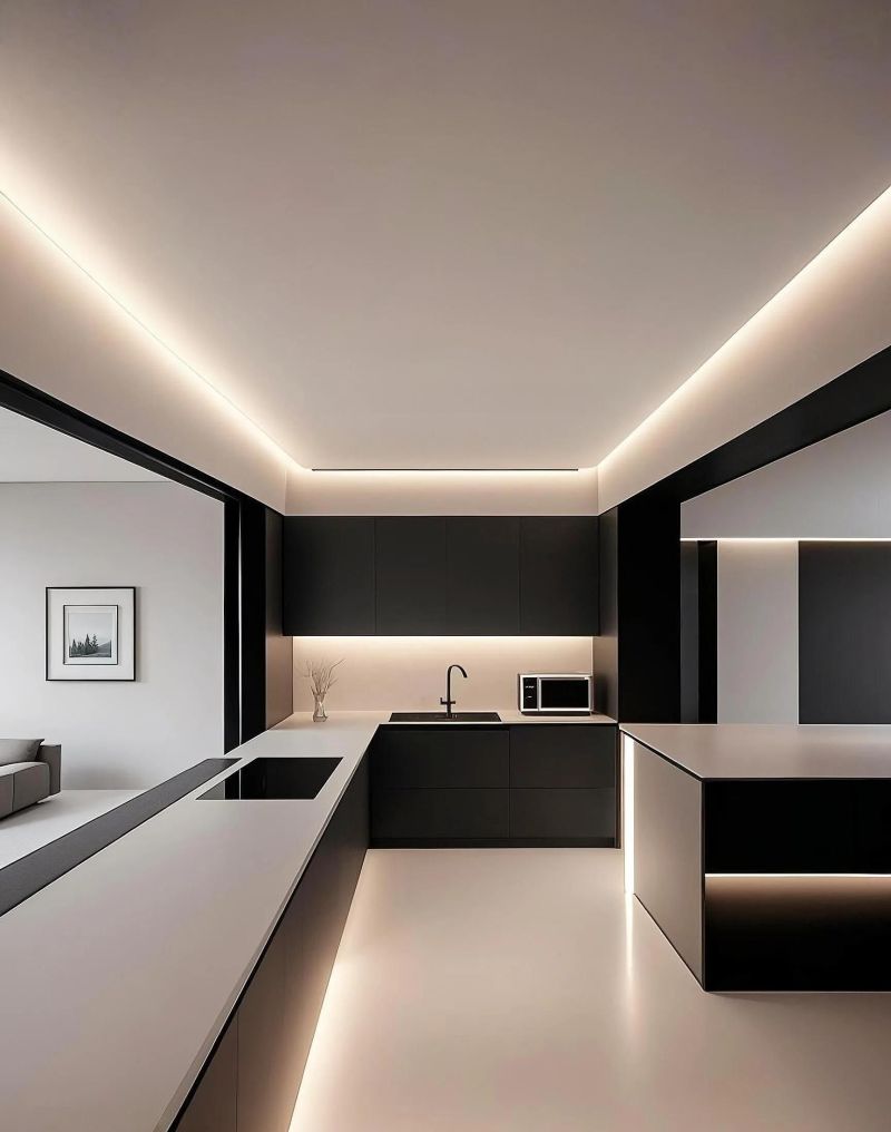 126平意式极简风装修气场全开,高级感让人不敢轻易踏入 意式极简这气场也太强了,126平装完不敢踏进去,体验感超绝点赞 - 家居知识