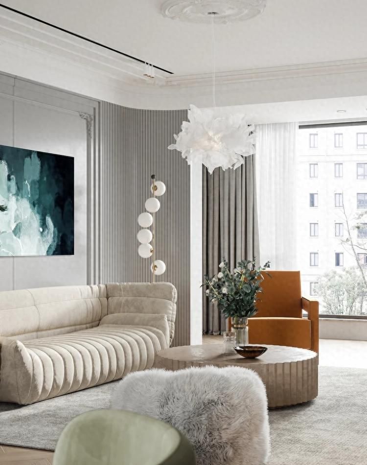 灰白调法式现代混搭风，打造洁癖星人的治愈仙境