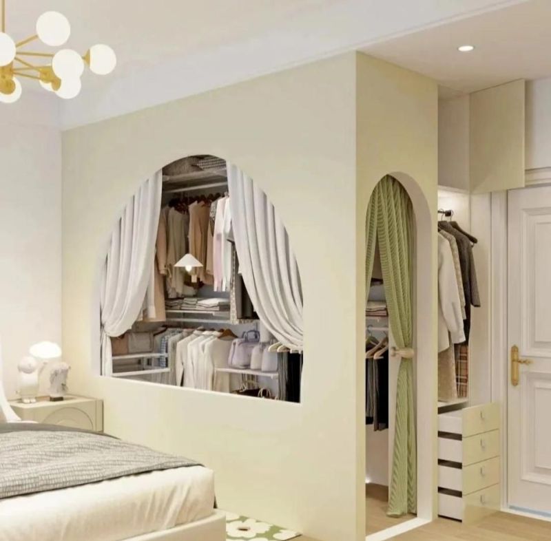 4种衣帽间设计,省空间+高收纳,低成本打造高颜值主卧衣柜 4种衣帽间设计,节省主卧空间又增加衣柜纳,低成本与高颜值并存 - 家居知识