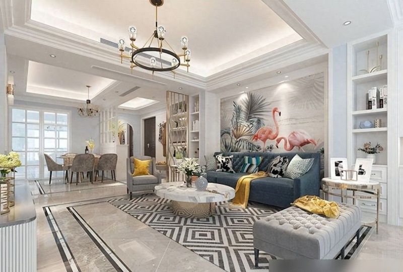 夫妻俩把118㎡三居室，装修美式风，带一些轻奢质感，真的很好看 - 家居知识