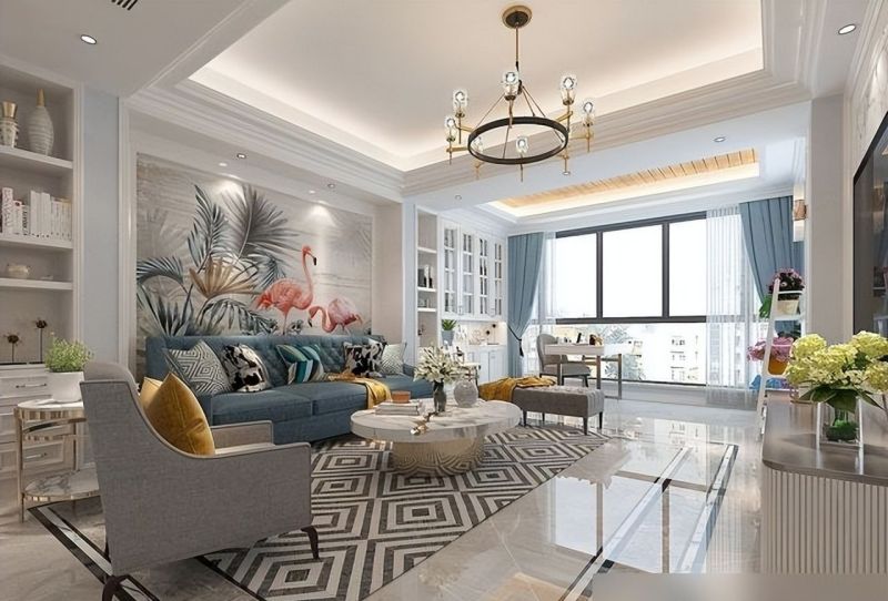 夫妻俩把118㎡三居室，装修美式风，带一些轻奢质感，真的很好看 - 家居知识