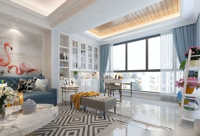 夫妻俩把118㎡三居室，装修美式风，带一些轻奢质感，真的很好看 - 家居知识