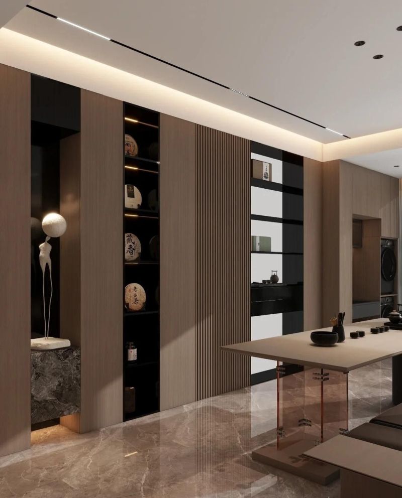 【仕寰家居】意式轻奢|无主灯大横厅|石材轻奢 - 家居知识