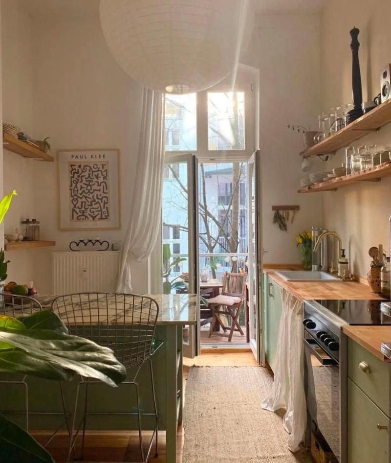 50㎡小公寓巧变ins风露台花园,空间魔法惊艳全网 她把50㎡的小公寓塞进了一个露台花园,居然走出了ins风… - 家居知识