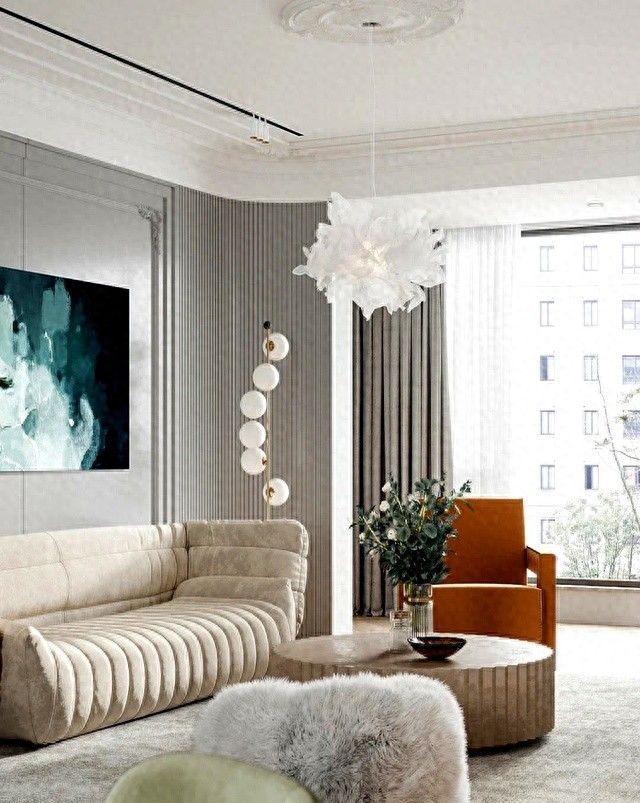 灰白调法式现代混搭风，打造洁癖星人的理想仙境