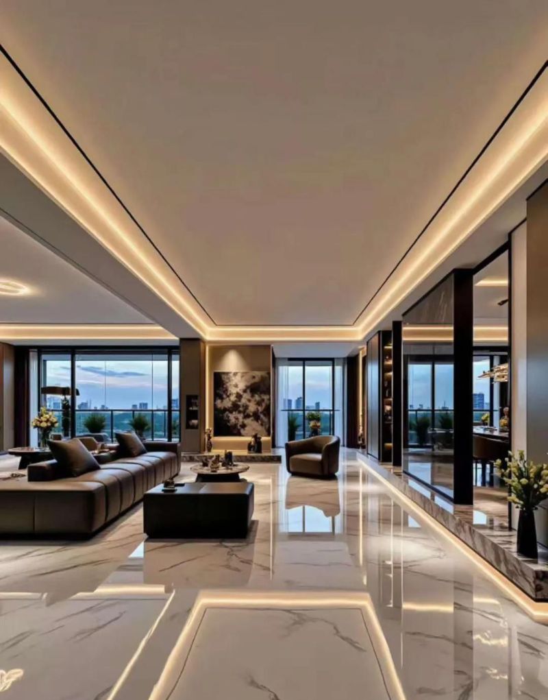 高级感满满的轻奢风，把家改变了奢华和大气，喜欢轻奢风的设计。 - 家居知识