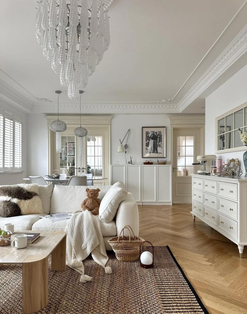 这样的家，住进去会很幸福吧～分享一套很nice的法式装修。 - 家居知识