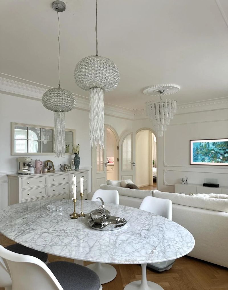 这样的家，住进去会很幸福吧～分享一套很nice的法式装修。 - 家居知识