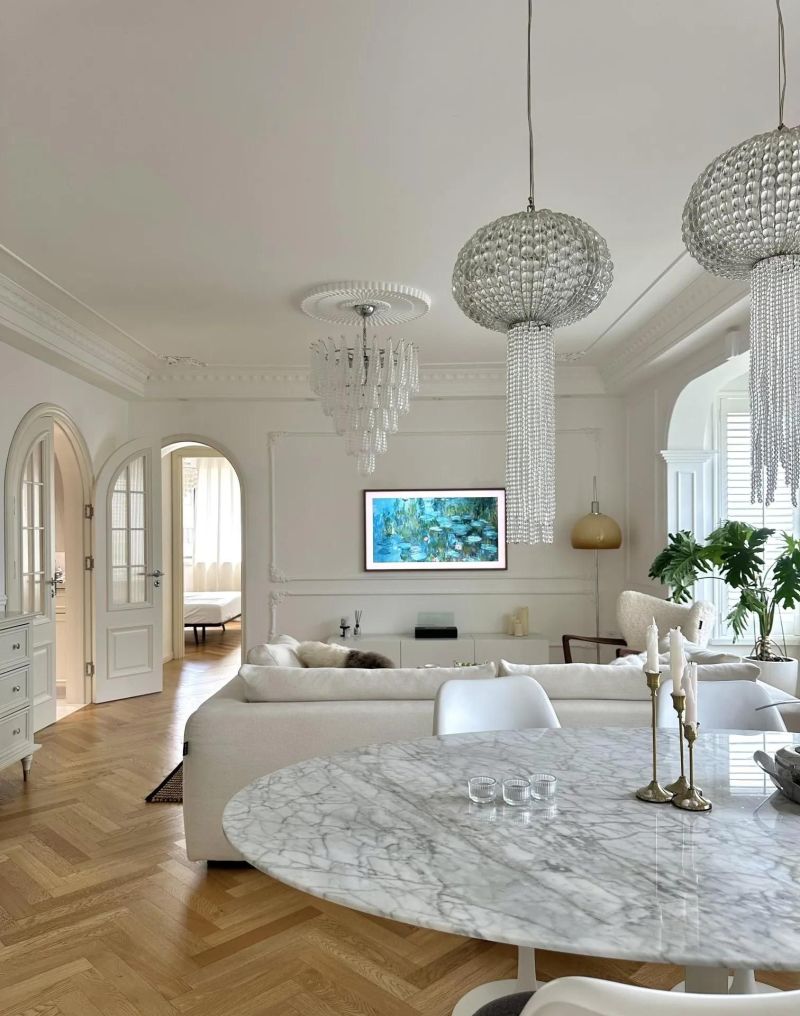 这样的家，住进去会很幸福吧～分享一套很nice的法式装修。 - 家居知识