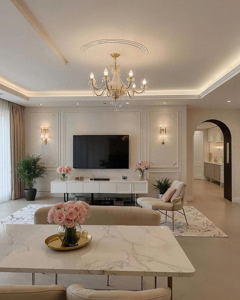 138㎡法式轻奢风装修，我妈的审美直接封神！