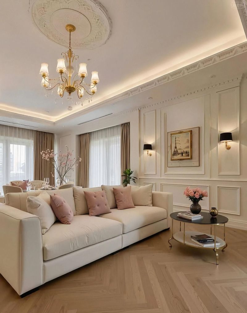 我妈审美封神！138㎡法式轻奢像杂志内页绝了！ - 家居知识