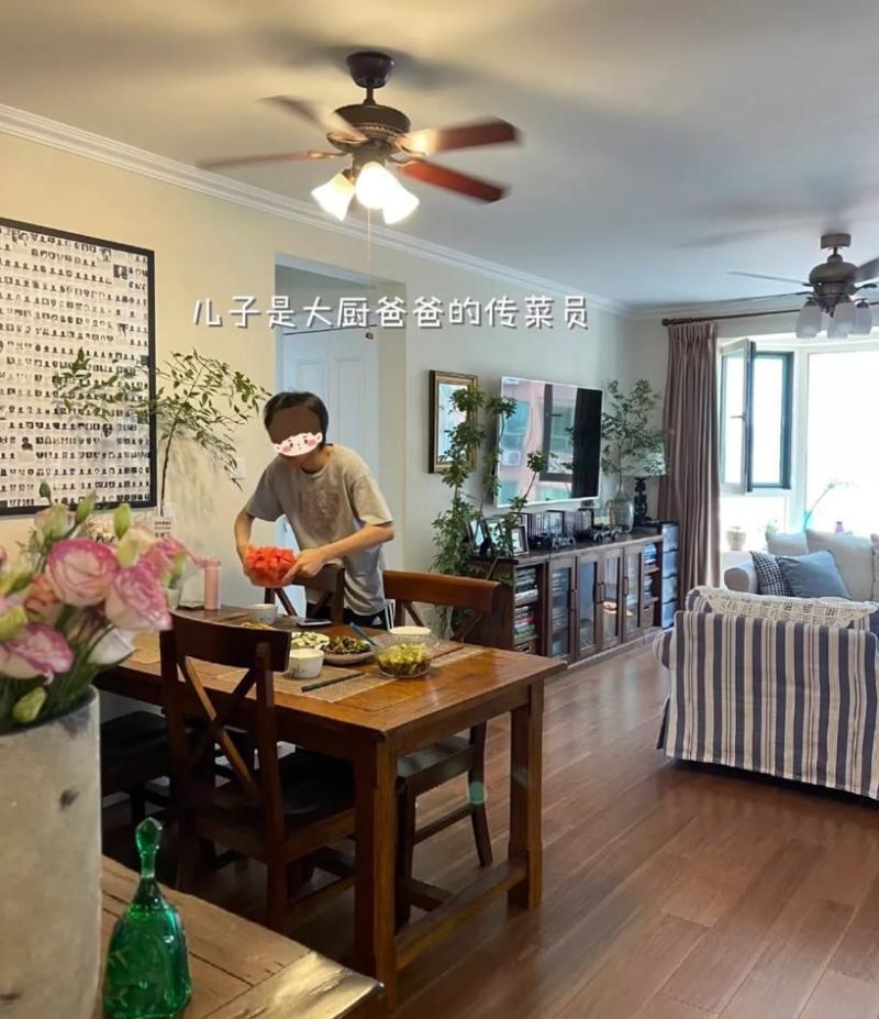 北京90㎡美式复古家,中年女主的装修实力惊艳三口之家 这就是中年女人装修的实力吧!北京一家三口住90㎡的美式复古家 - 家居知识