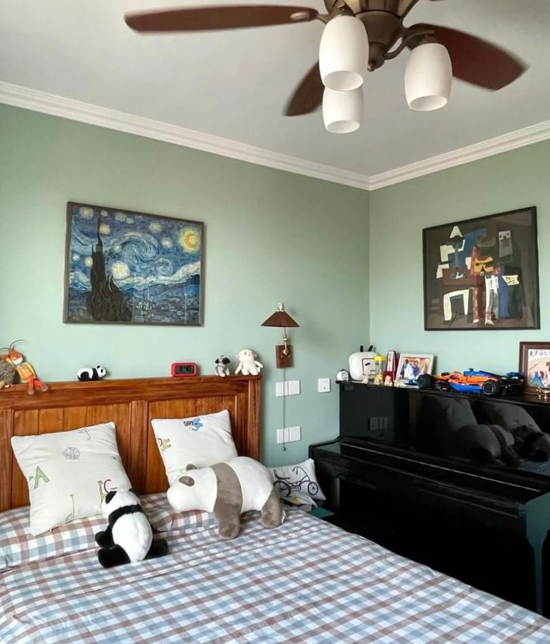 北京90㎡美式复古家,中年女主的装修实力惊艳三口之家 这就是中年女人装修的实力吧!北京一家三口住90㎡的美式复古家 - 家居知识