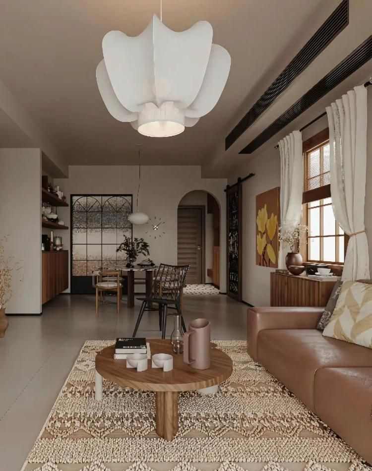 “佛系”装的98㎡中古侘寂风，我妈看了都夸品味好 - 家居知识